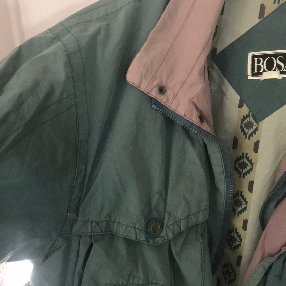 👾VTG 80s distressed boho utility jacket - Picture 3 of 8